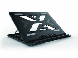Conceptronic ERGO Laptop Cooling Stand Laptop stand Black 39.6 cm [15.6"] 