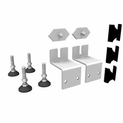 Conen Mounts Wall mounting kit LIGHT with 2 Z-bracket [7 cm] 