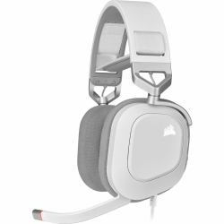 Corsair HS80 RGB USB Headset Wired Handheld Gaming White 