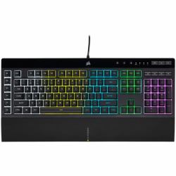 Corsair K55 RGB PRO keyboard Gaming USB QWERTY UK English Black 