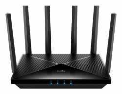 Cudy WR11000 wireless router 2.5 Gigabit Ethernet Tri-band [2.4 GHz / 5 GHz / 6 GHz] Black 