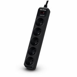 CyberPower Tracer III B0520SC0-FR surge protector Black 5 AC outlet[s] 200 - 250 V 1.8 m 