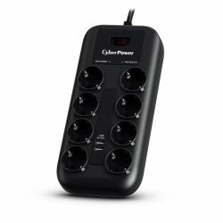 CyberPower P0820SUF0-DE surge protector Black 8 AC outlet[s] 200 - 250 V 1.8 m 