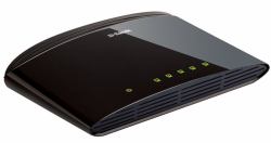 D-Link DES-1005D Unmanaged Fast Ethernet [10/100] Black 