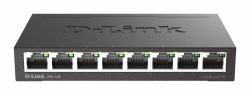 D-Link DGS-108 Unmanaged L2 Gigabit Ethernet [10/100/1000] Black 