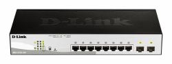 D-Link DGS-1210-10P - 10-Port Gigabit Smart Managed Switch including 2x SFP ports, nuclias compatible 