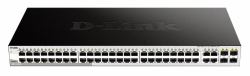 D-Link 48-Port Gigabit Smart Managed Switch with 4 Combo 1000BASE-T/SFP ports 