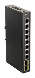 D-Link 8-port Gigabit Industrial Switch including 2 x 100/1000M SFP 