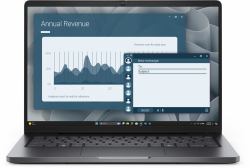 DELL Pro 14 PC14255 AMD Ryzen™ 5 PRO 215 Laptop 35.6 cm [14"] Full HD+ 16 GB DDR5-SDRAM 512 GB SSD Wi-Fi 6E [802.11ax] Windows 11 Pro German Black  - German version