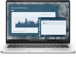 DELL Pro 14 PC14255 Copilot+ PC AMD Ryzen™ AI 7 350 Laptop 35.6 cm [14"] Full HD+ 16 GB DDR5-SDRAM 1 TB SSD Wi-Fi 6E [802.11ax] Windows 11 Pro German Platinum  - German version