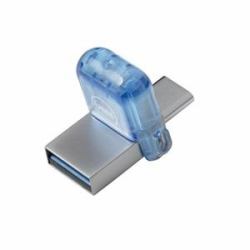 DELL AB135396 USB flash drive 128 GB USB Type-A / USB Type-C 3.2 Gen 1 [3.1 Gen 1] Blue, Silver 