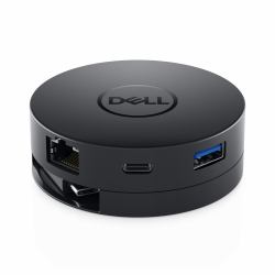DELL DA300 Wired USB 3.2 Gen 2 [3.1 Gen 2] Type-C Black 