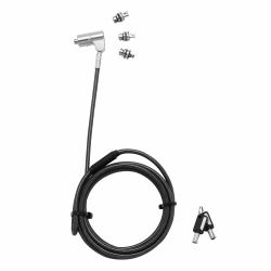 Dicota D31700 cable lock Black, Silver 2 m 