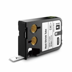 DYMO XTL Heat-Shrink Label Tubes | 12 mm x 2.7 m | Black on White 