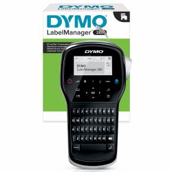 DYMO LabelManager 280 Label Maker | Rechargeable Handheld Label Printer with QWERTY Keyboard | Includes Black & White D1 Label Tape [12mm] | For Home & Office 