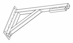 Da-Lite 10800157 projection screen accessory Mounting bracket 