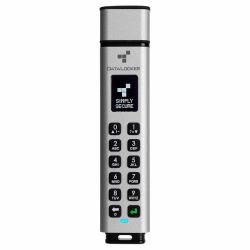 DataLocker Sentry K350 16 GB Encrypted USB Drive, FIPS 140-3 L3, AES 256-bit, MIL-STD-810G, Display with Keypad, USB A Connector compatible with 3.2 Gen 1 & USB 2.0 