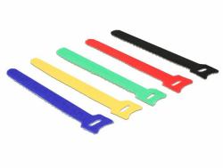 DeLOCK 18634 cable tie Nylon Black,Blue,Green,Red,Yellow 10 pc[s] 
