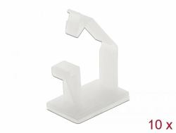 DeLOCK 60250 cable organizer Cable holder Floor White 10 pc[s] 