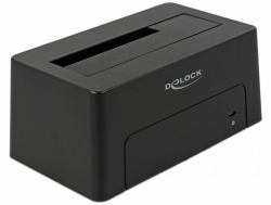 DeLOCK 63958 storage drive docking station USB 3.2 Gen 2 [3.1 Gen 2] Type-C Black 