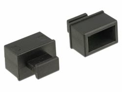 DeLOCK 64021 socket safety cover Black 10 pc[s] 