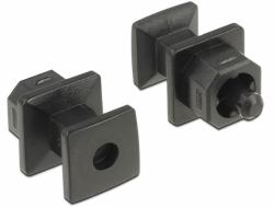 DeLOCK 64023 socket safety cover Black 10 pc[s] 