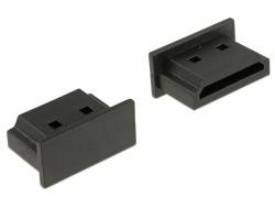 DeLOCK 64030 socket safety cover HDMI A Black 10 pc[s] 