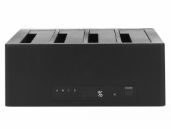 DeLOCK 64063 storage drive docking station USB 3.2 Gen 1 [3.1 Gen 1] Type-B Black 