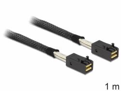 DeLOCK 1m, Mini SAS HD x 4 SFF 8643 Black 