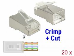 DeLOCK 86454 wire connector RJ-45 Transparent 