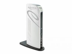 DeLOCK USB Docking Station Dual HDMI Full-HD / USB 3.2 / LAN / Audio 