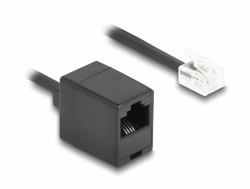 DeLOCK 90114 telephone cable 5 m Black 