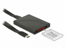 DeLOCK 91749 card reader USB 3.1 [Gen 2] Type C Black 