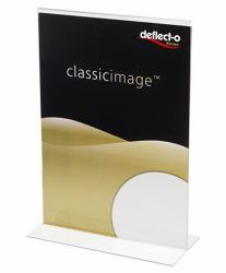 Deflecto 47901 sign holder/information stand A5 Polystyrene [PS] Transparent 