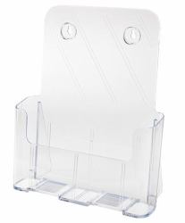 Deflecto 77001 literature rack 1 shelves Transparent 