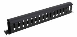 Deltaco 19-25 rack accessory Cable management panel 