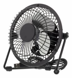 Deltaco FT-750 household fan Black 
