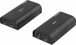 Deltaco HDMI-221 AV extender AV transmitter & receiver Black 