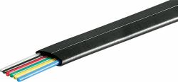 Deltaco MD-15S telephone cable 100 m Black 
