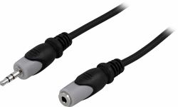 Deltaco MM-160 audio cable 2 m 3.5mm Black 