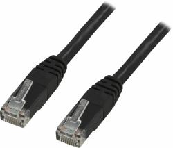 Deltaco S2-TP networking cable Black 2 m Cat5e 
