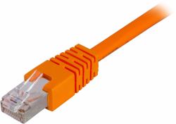 Deltaco STP-63-OR networking cable Orange 3 m Cat6 