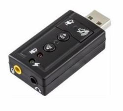 Deltaco UAC-03 audio card 2.0 channels USB 