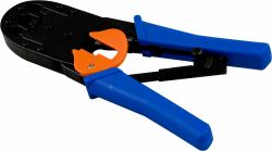 Deltaco VK-16 network cable tester Hand cable cutter Blue 