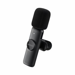 Deltaco VLOG-100 microphone Black Clip-on microphone 