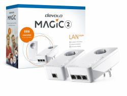 Devolo Magic 2 LAN triple Starter Kit 2400 Mbit/s Ethernet LAN White 2 pc[s] 