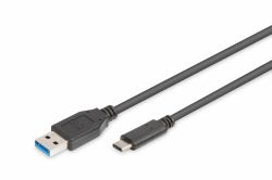 Digitus USB-C connection cable, USB-A - USB-C 