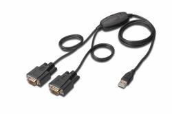 Digitus USB 2.0 to 2x RS232 Cable 