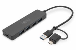 Digitus USB 3.0 Hub 4-Port, Slim Line 