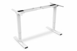 Digitus Electrically Height-Adjustable Table Frame, dual motor, 3 levels, white 